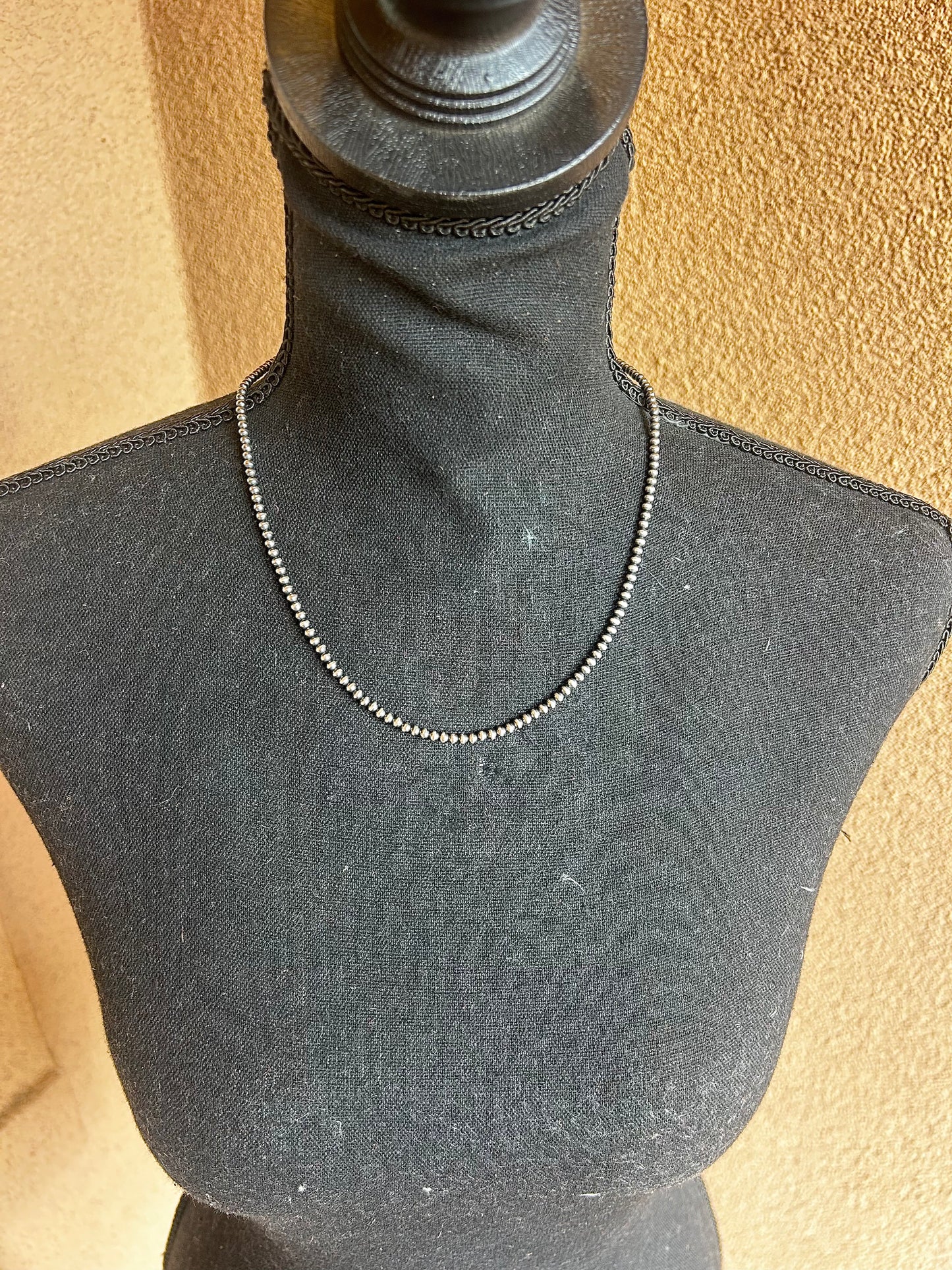 Your Mama's Pearl Necklace 3mm 20"