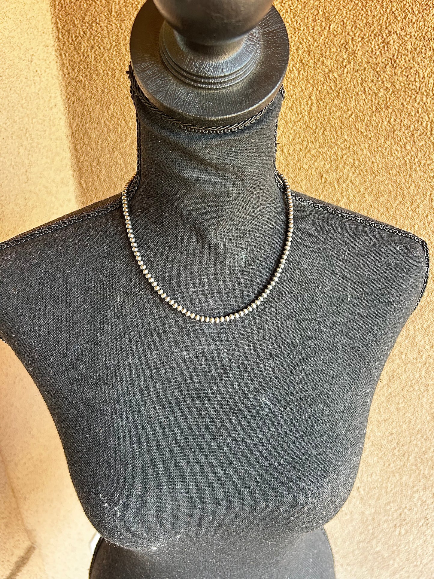 Your Mama's Pearl Necklace 4mm 18"