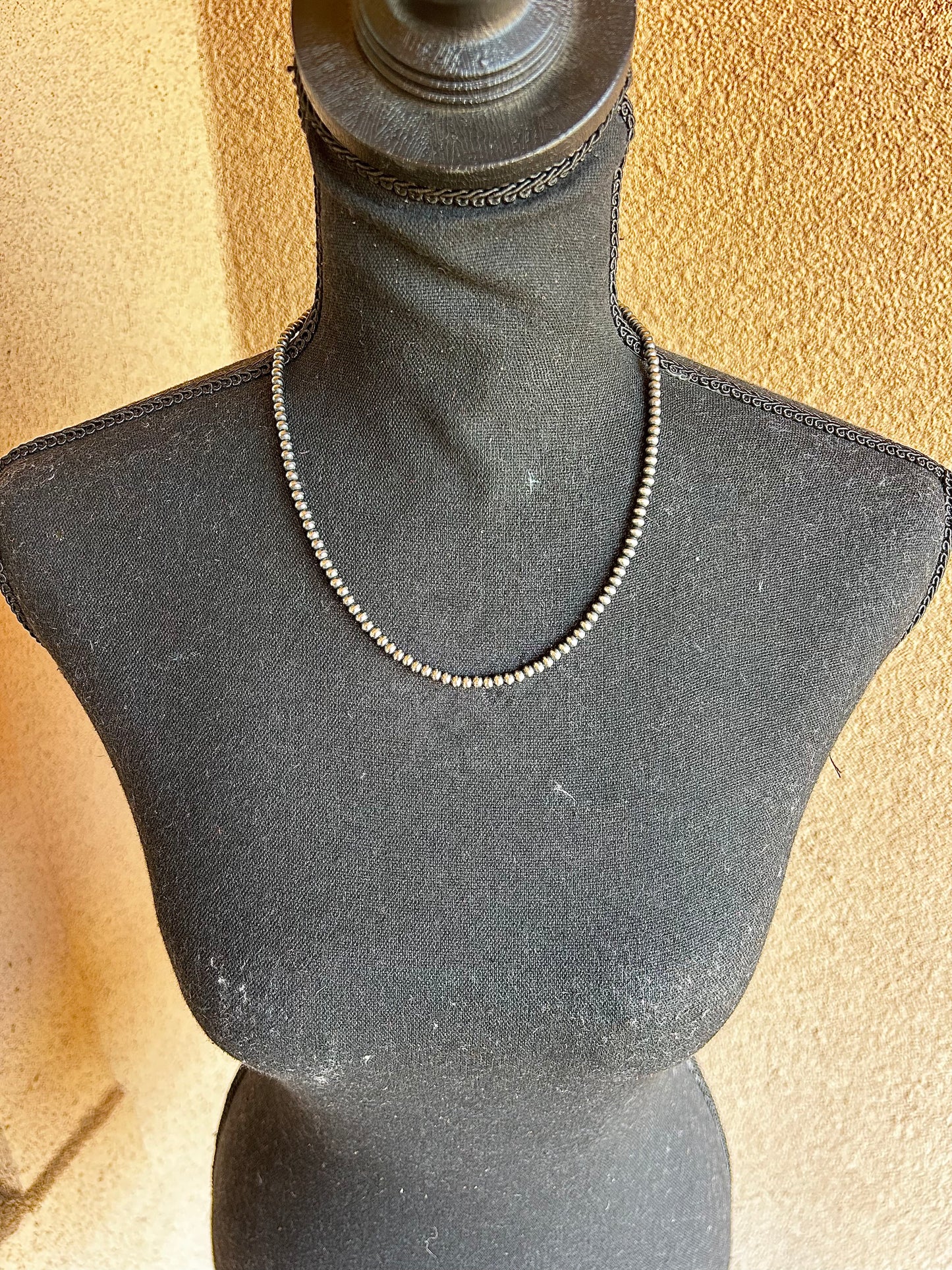 Your Mama's Pearl Necklace 4mm 20"