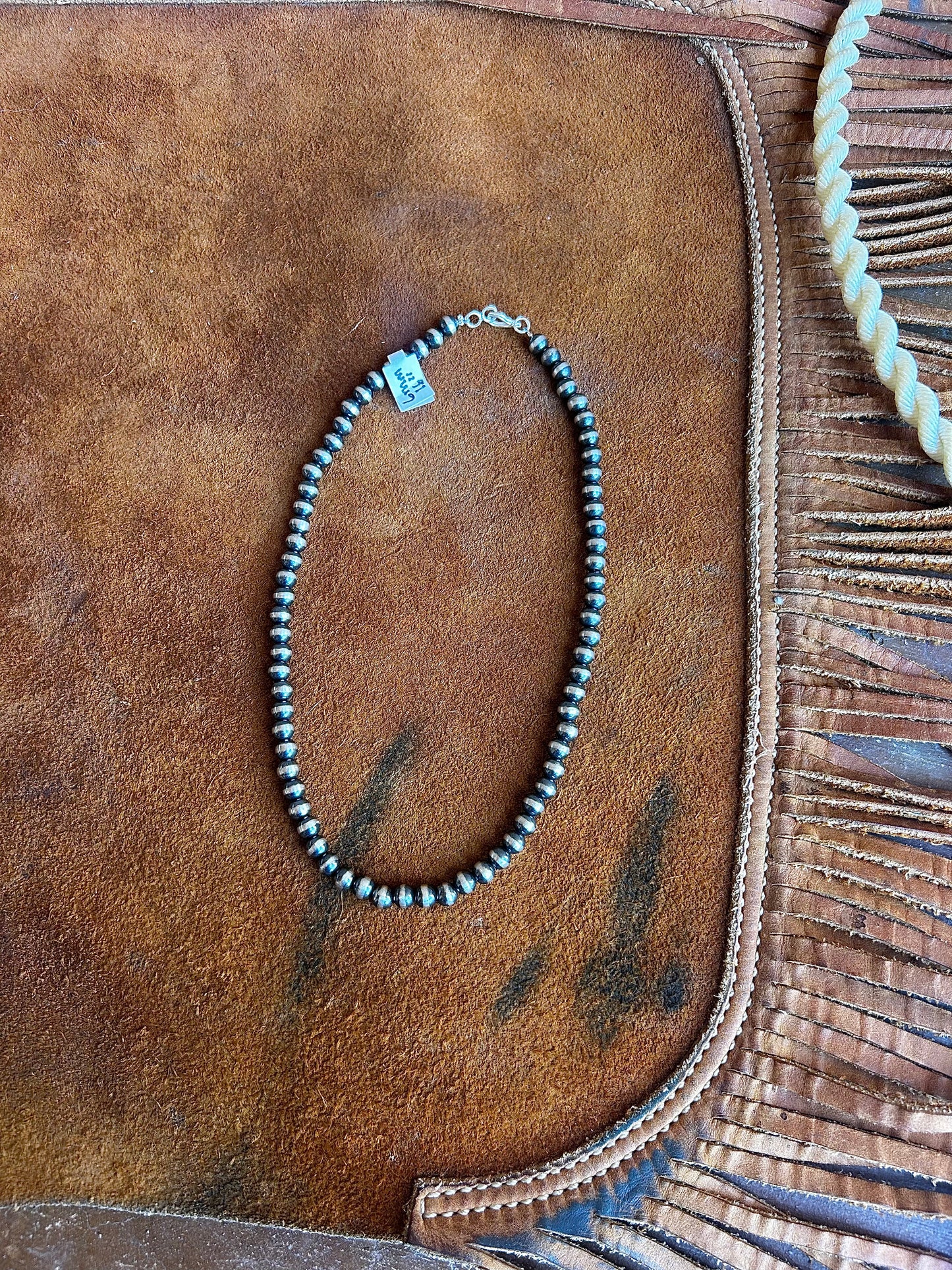 Your Mama's Pearl Necklace 6mm 16"