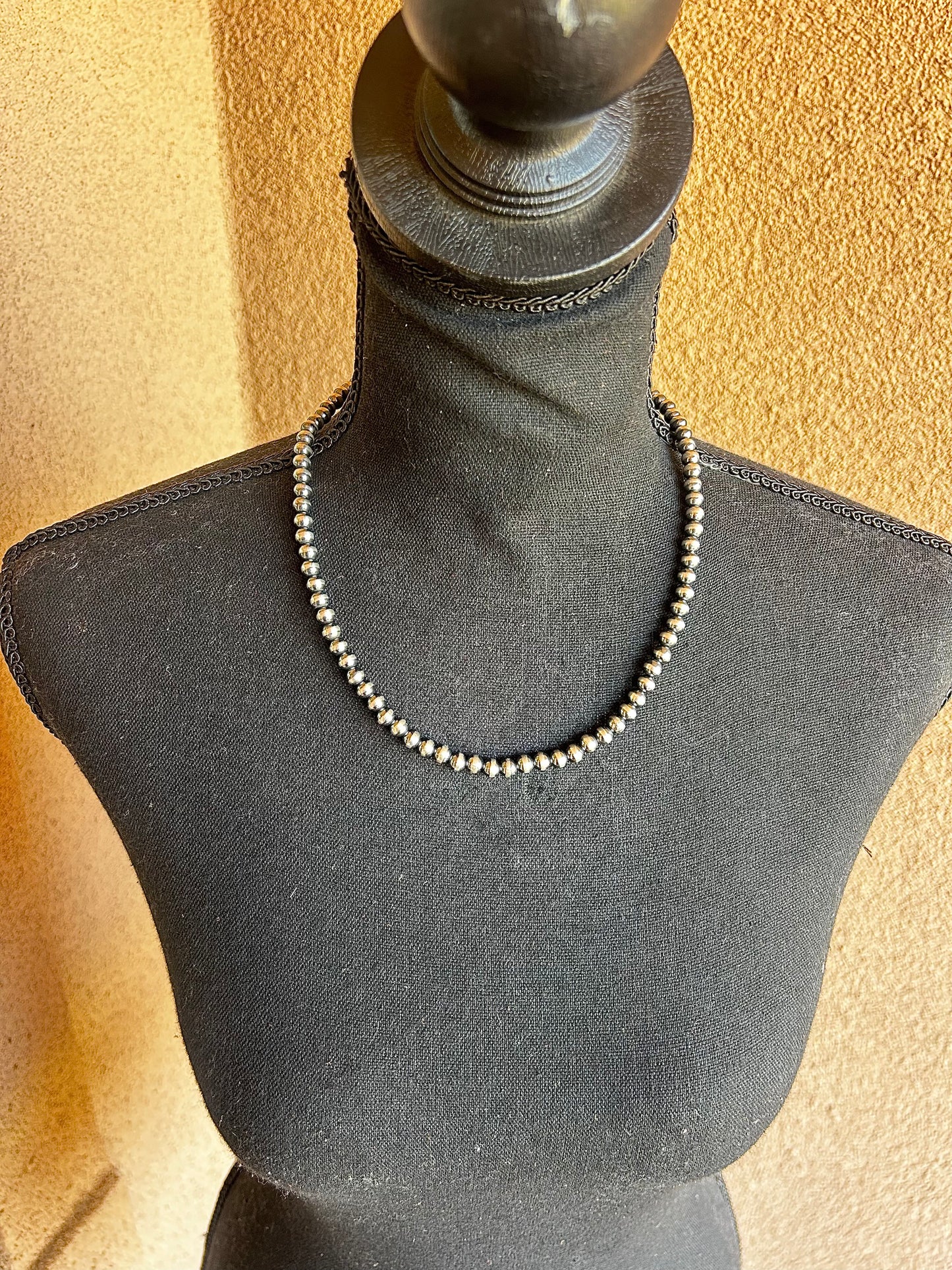 Your Mama's Pearl Necklace 6mm 20"