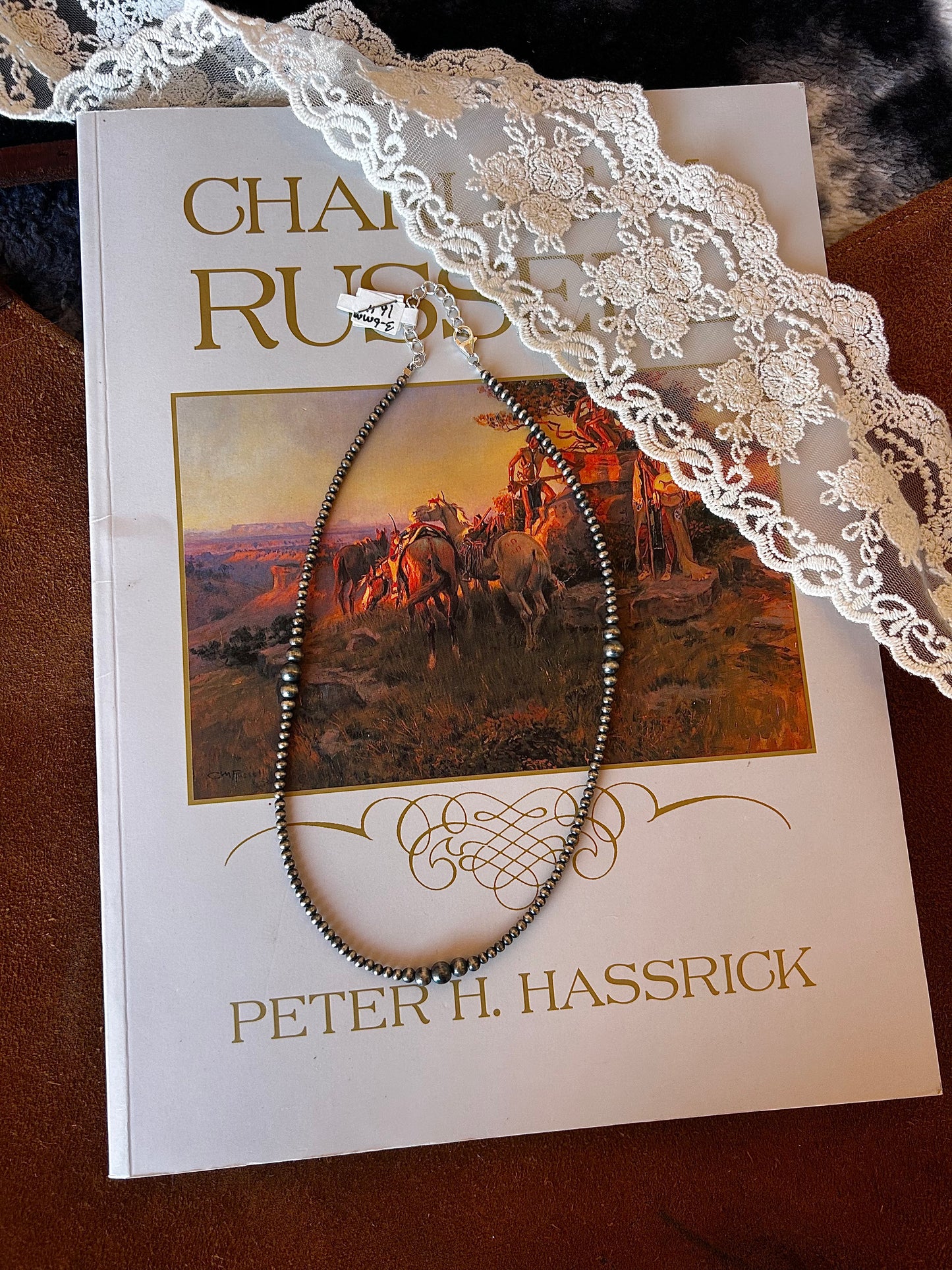 Your Mama's Pearl Necklace 3-6mm 16"