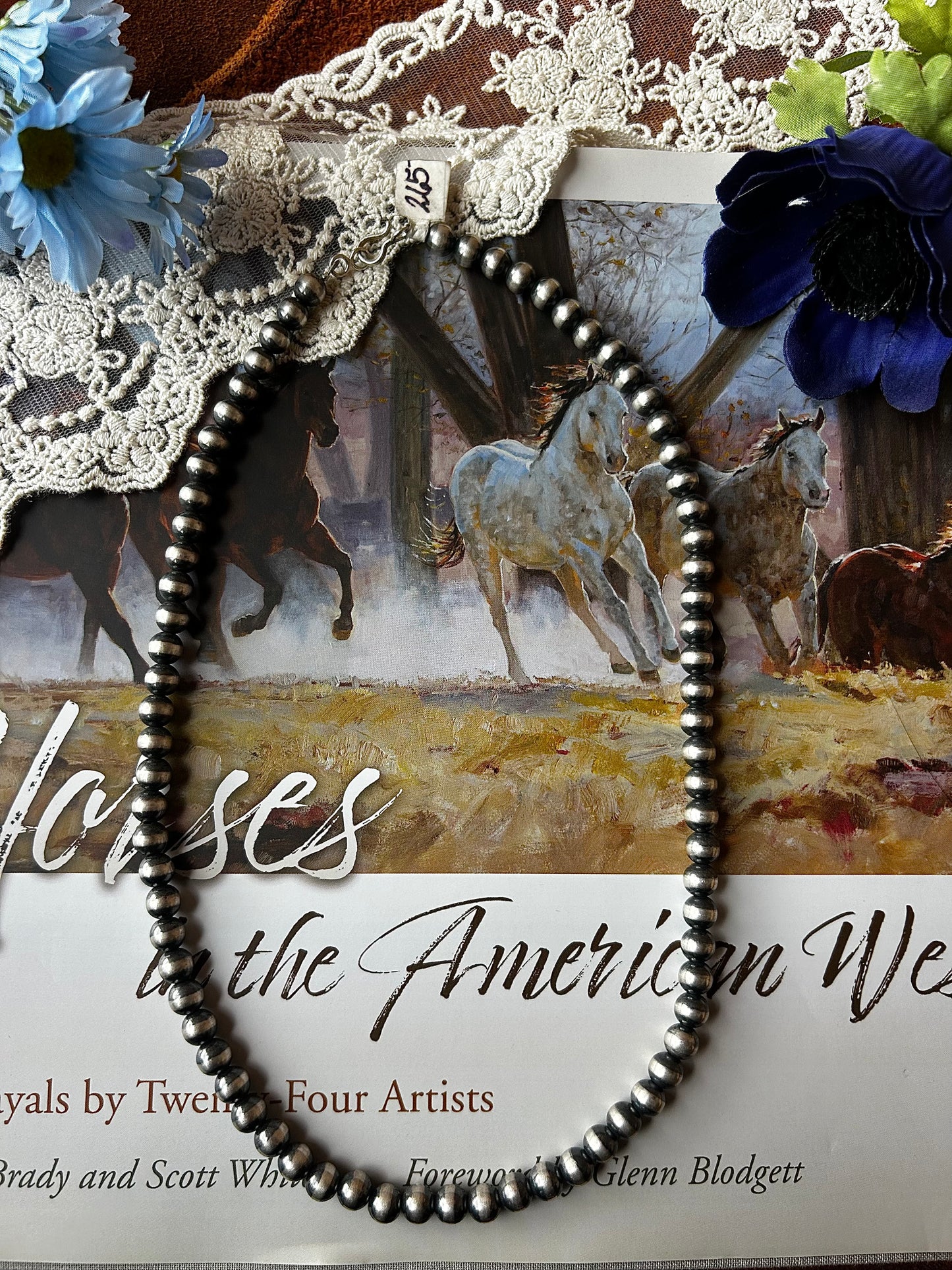 Your Mama's Pearl Necklace 7mm 18"