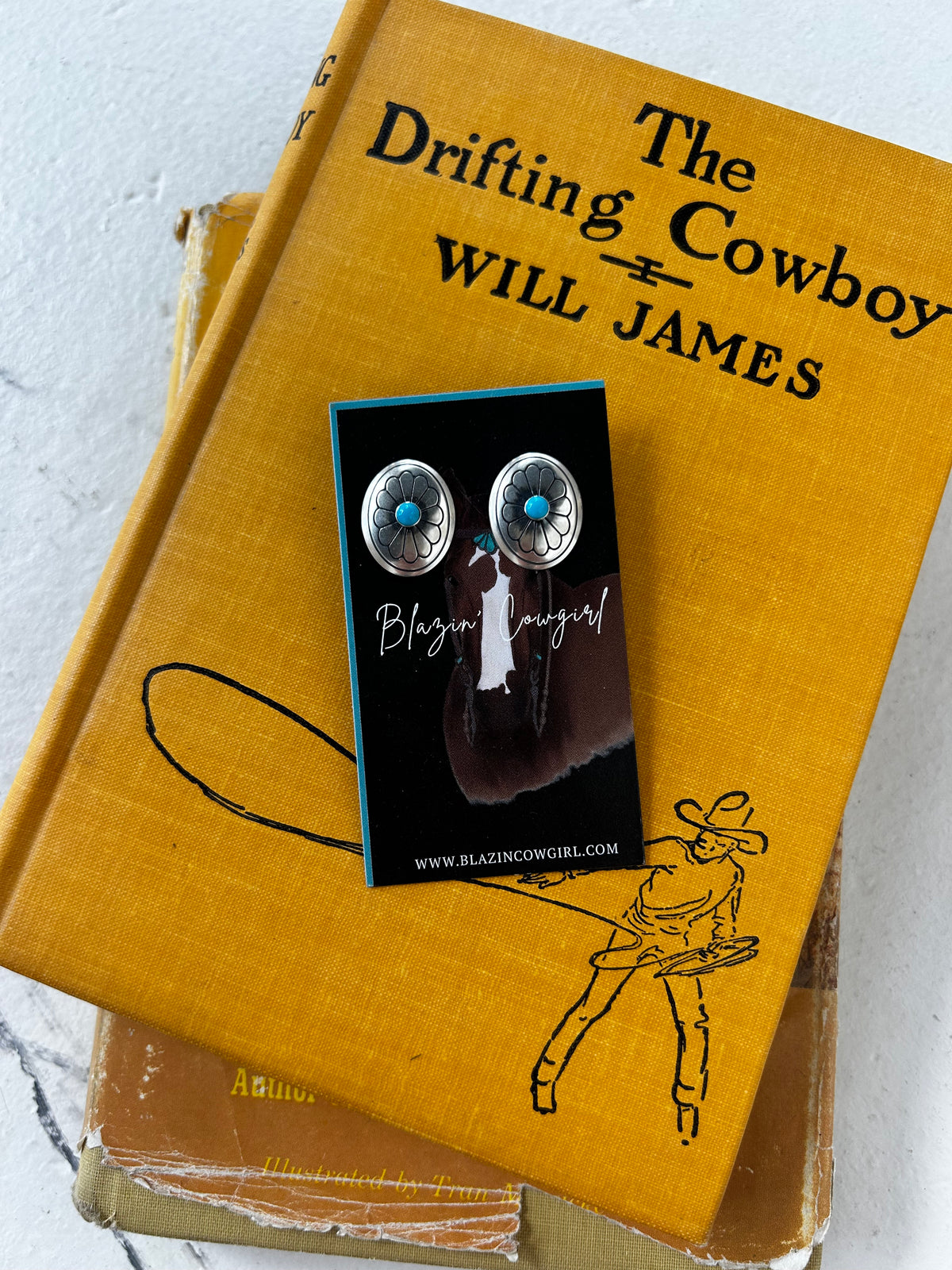 Kingman Concho Earrings