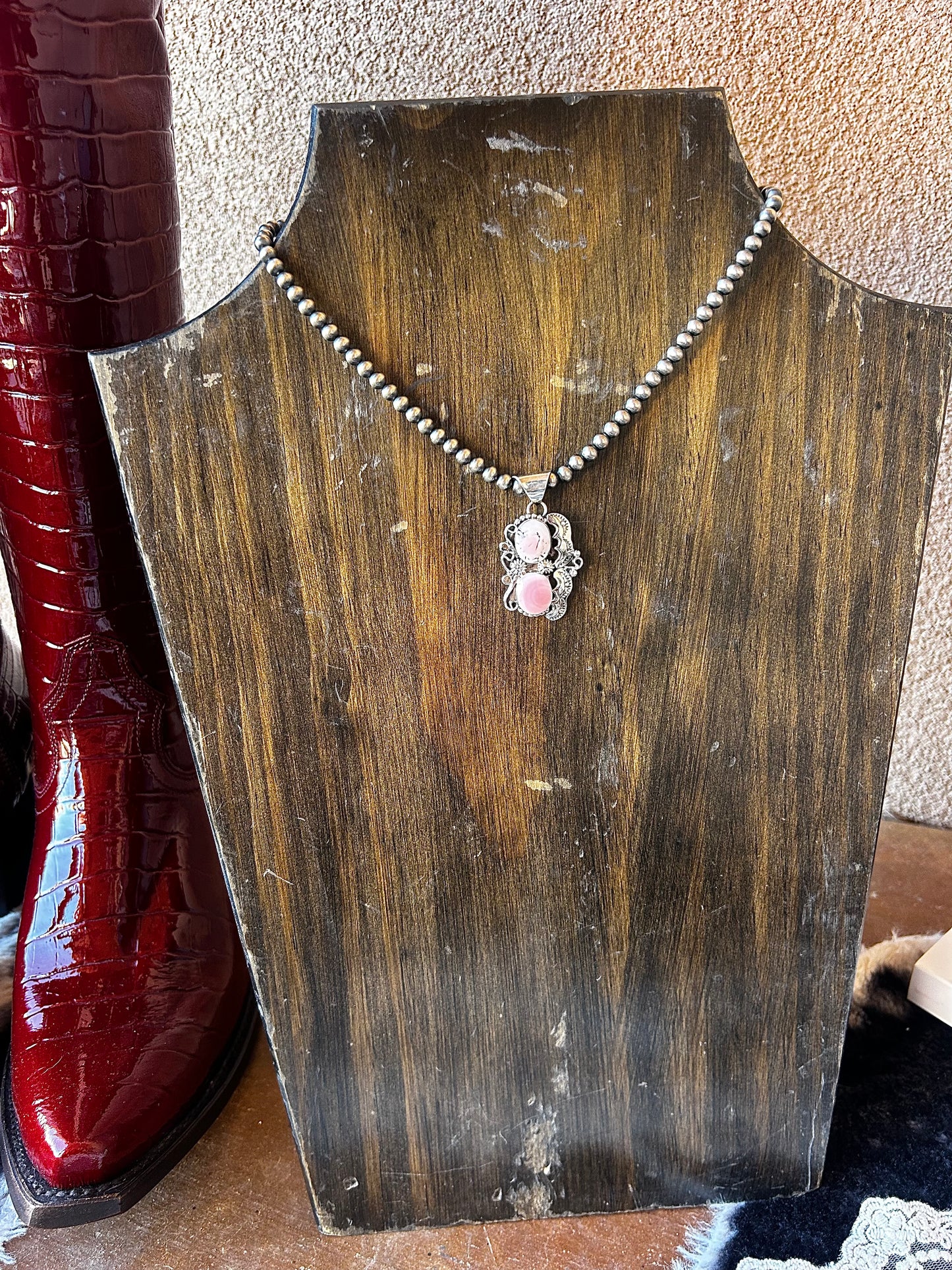 Pink Conch Necklace