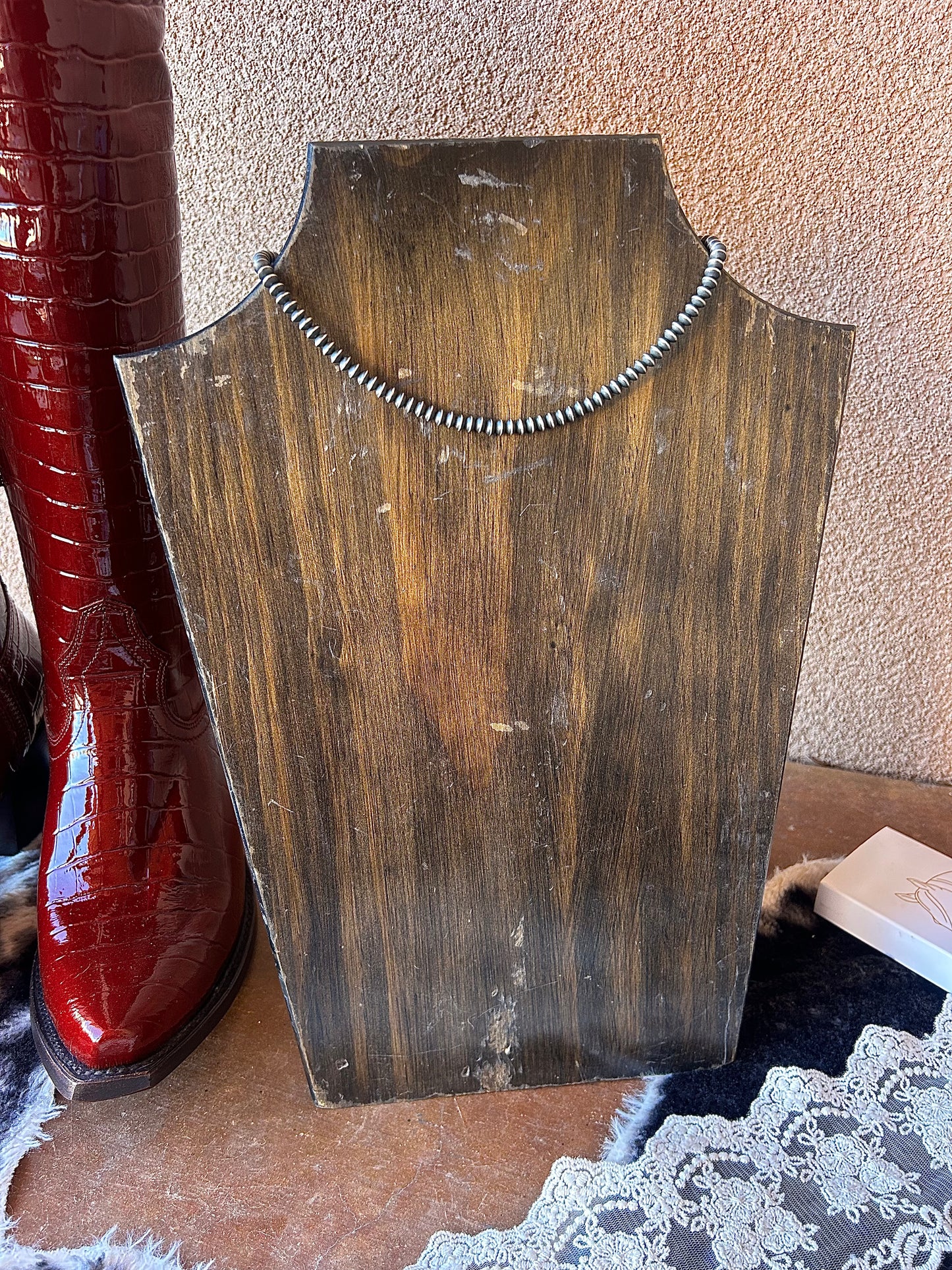 Your Mama's Saucer Necklace 4mm 16"