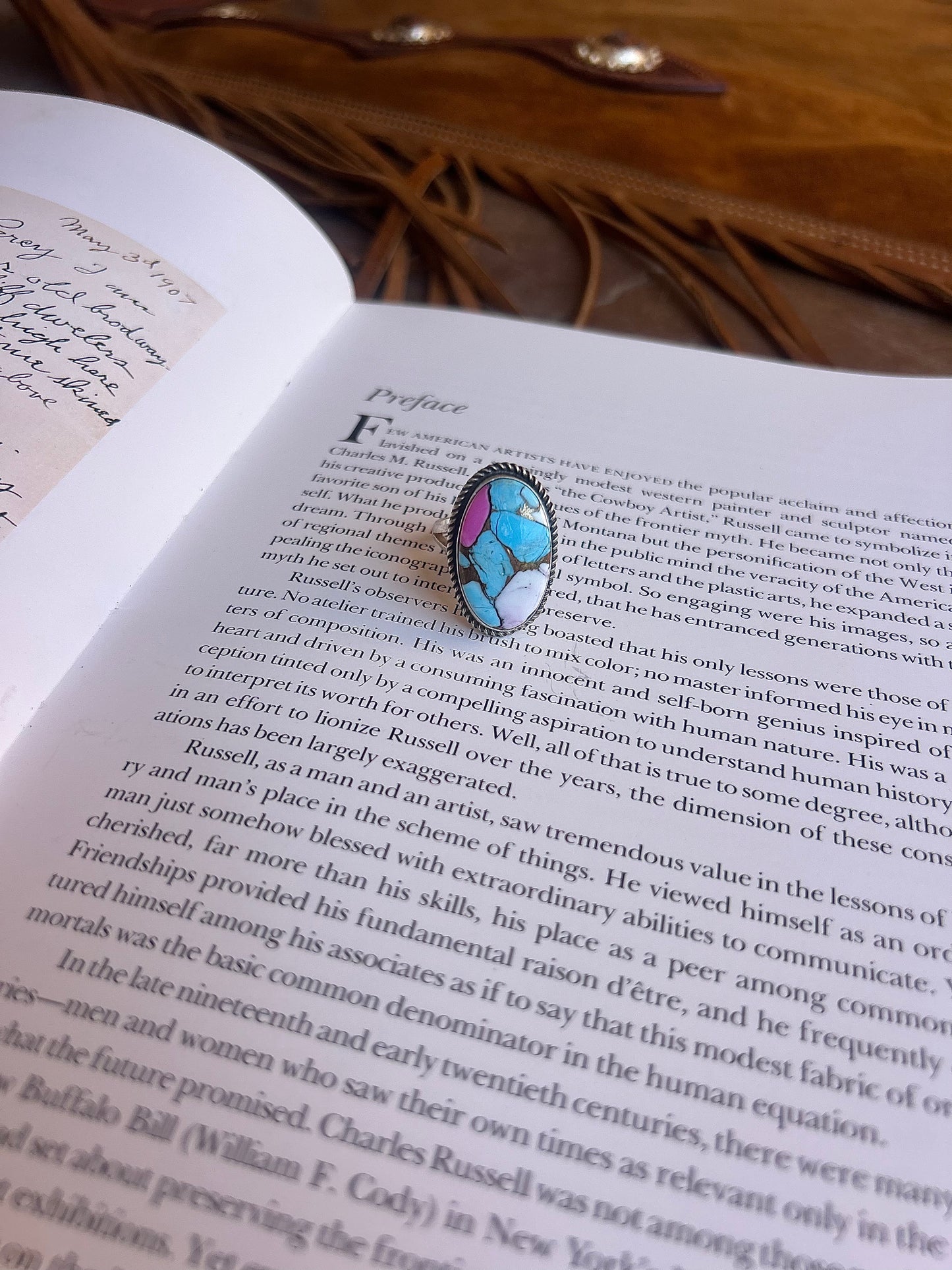 Oval Sweet Swirl Adjustable Ring