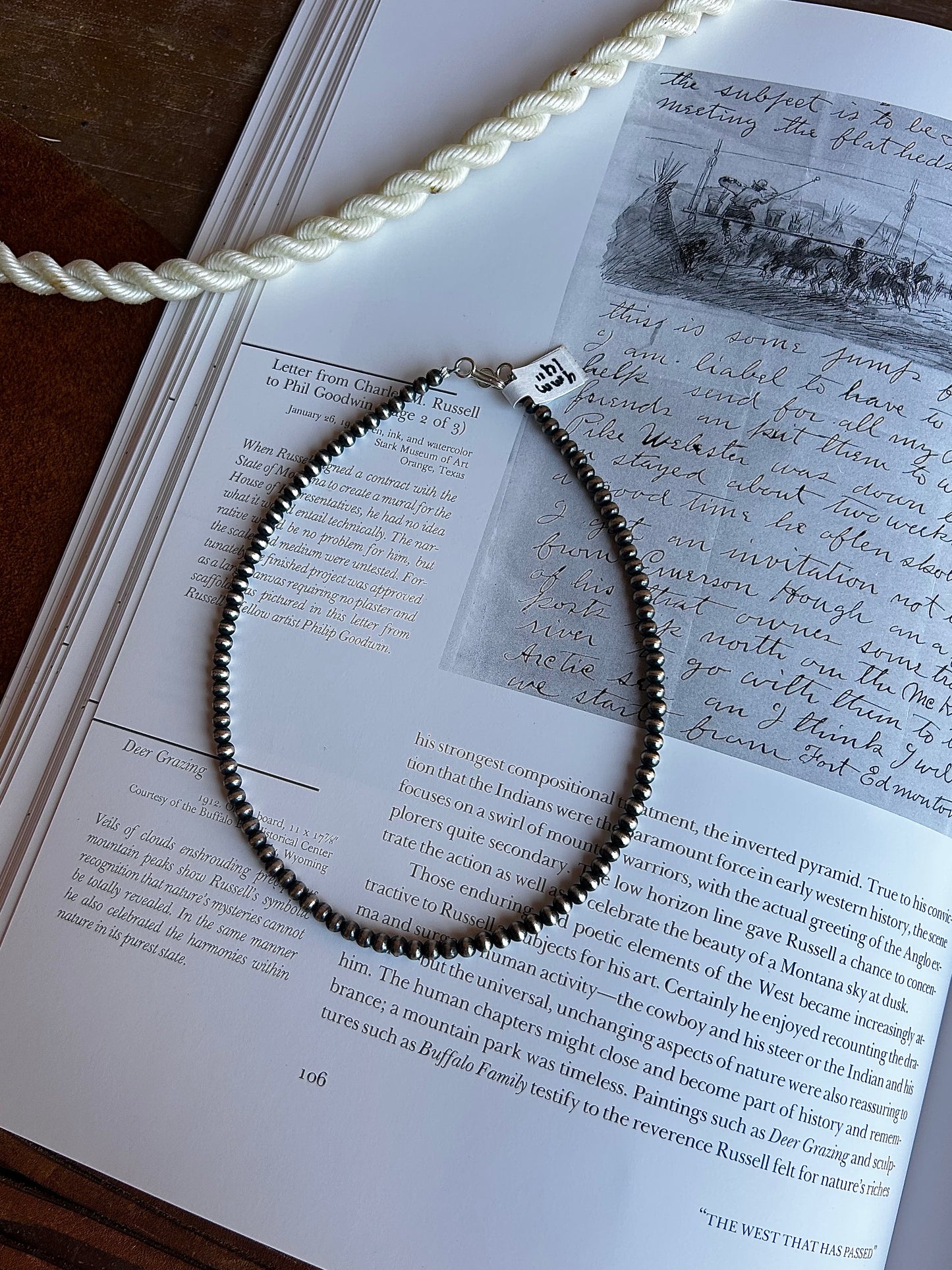 Your Mama's Pearl Necklace 4mm 14"