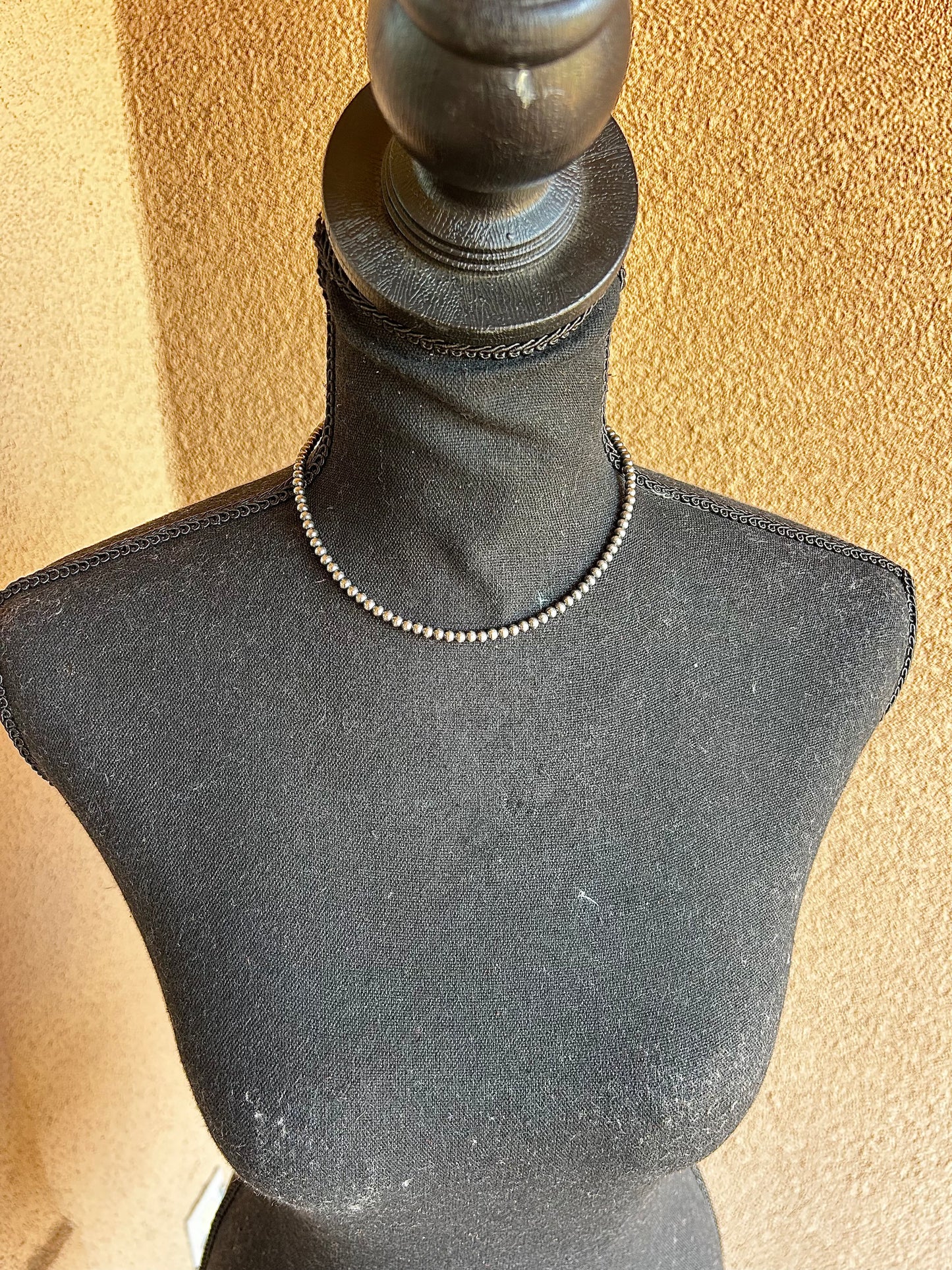 Your Mama's Pearl Necklace 4mm 16"