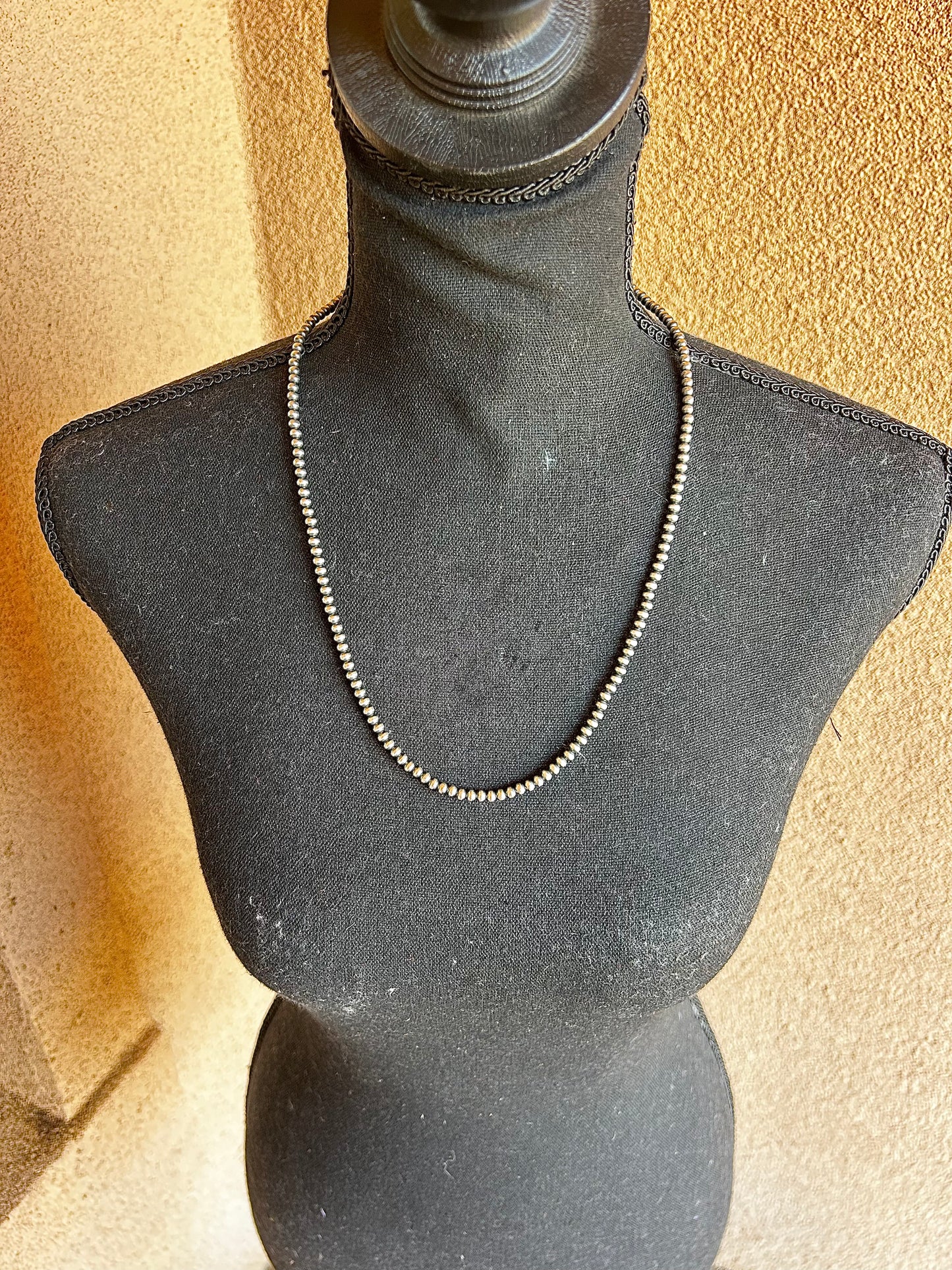 Your Mama's Pearl Necklace 4mm 24"