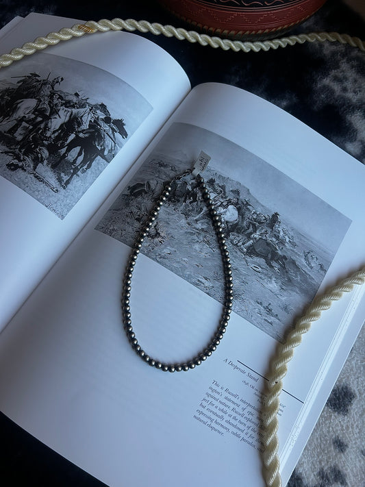 Your Mama's Pearl Necklace 5mm 14"