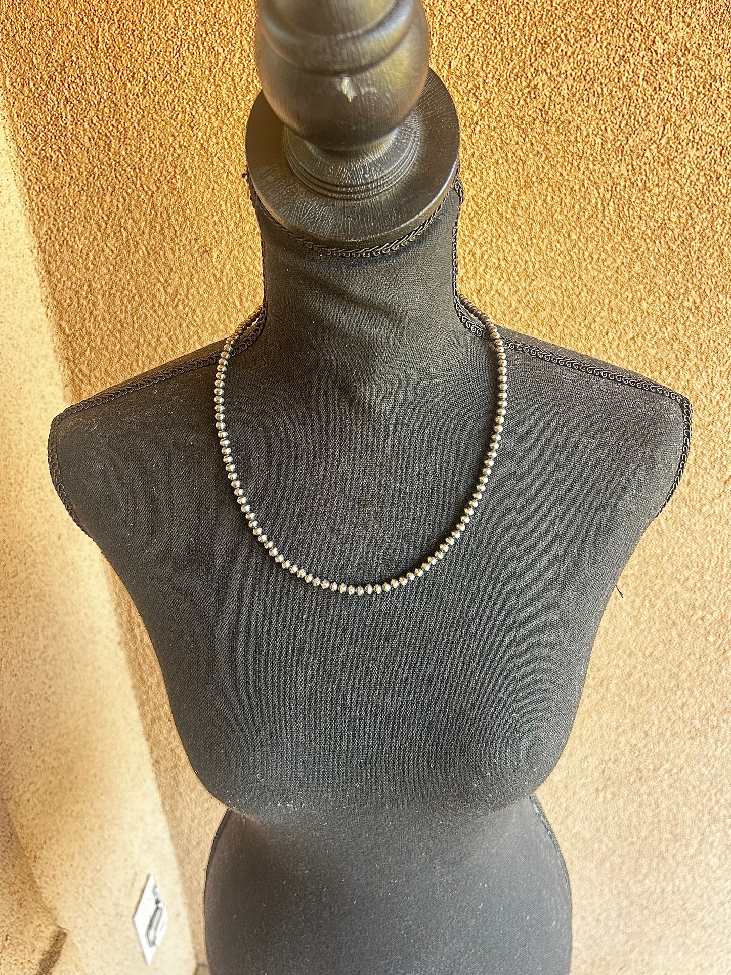 Your Mama's Pearl Necklace 5mm 22"