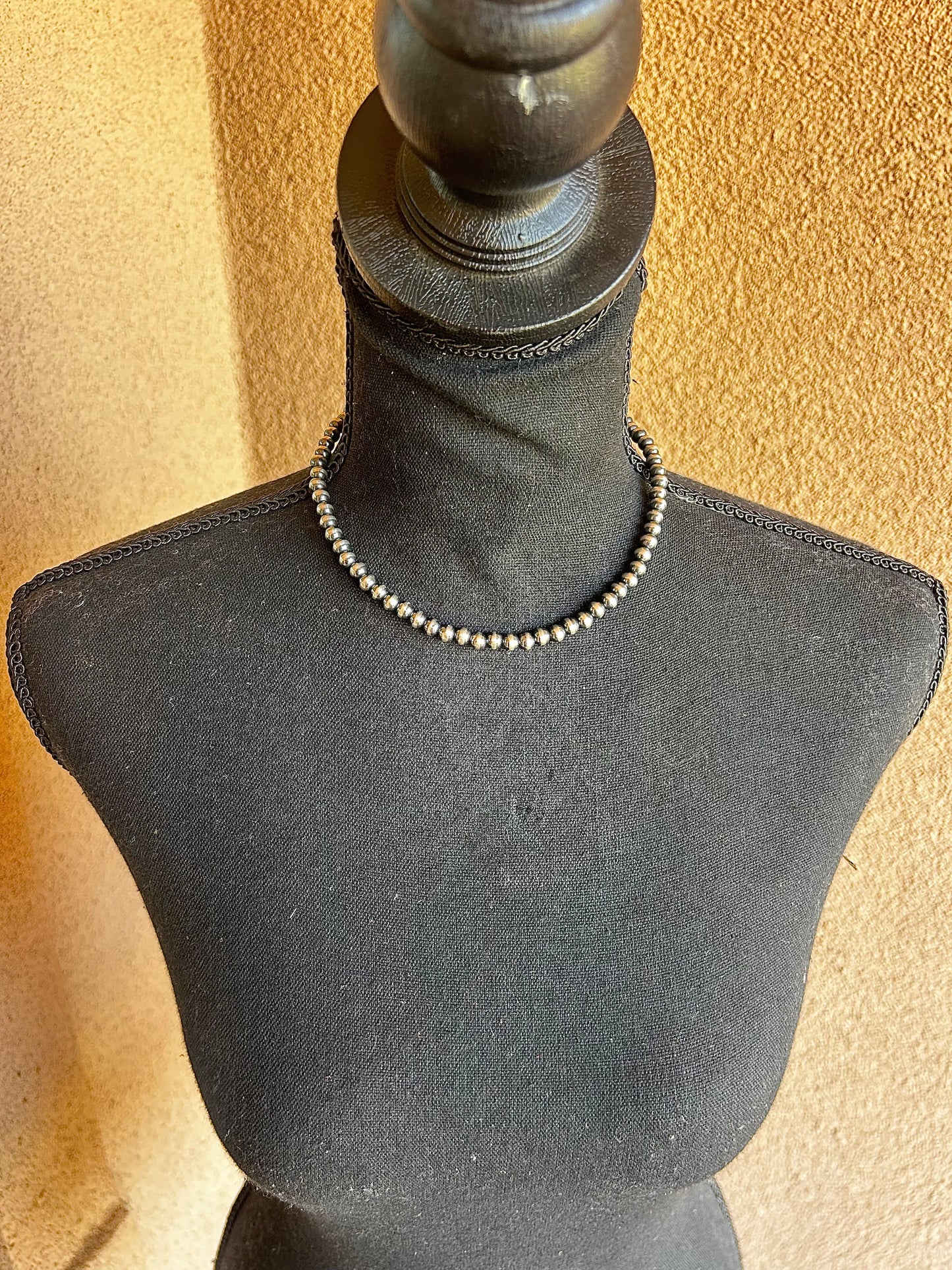 Your Mama's Pearl Necklace 6mm 16"