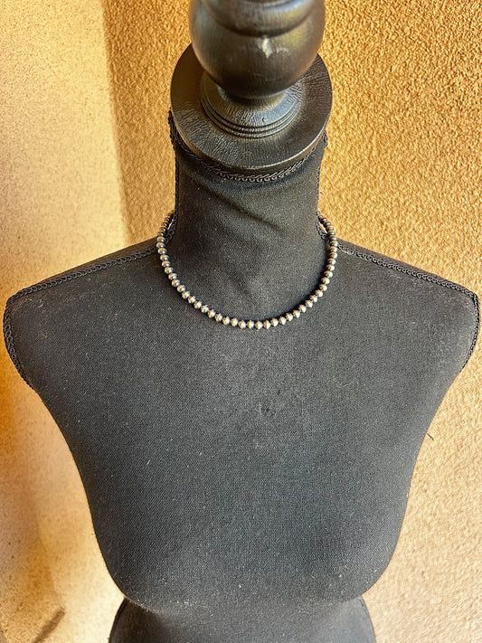 Your Mama's Pearl Necklace 6mm 16"