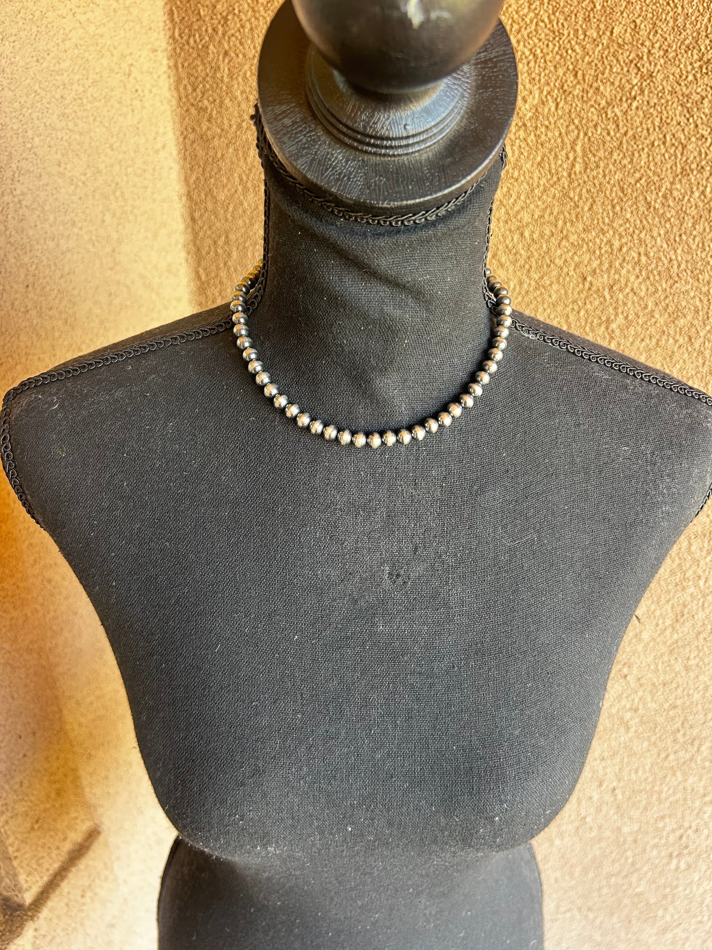 Your Mama's Pearl Necklace 7mm 16"