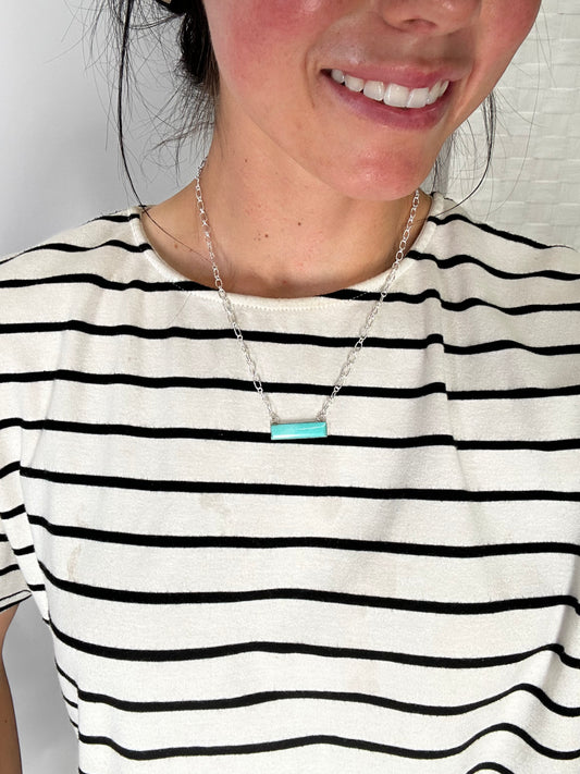 Teal Trail Necklace