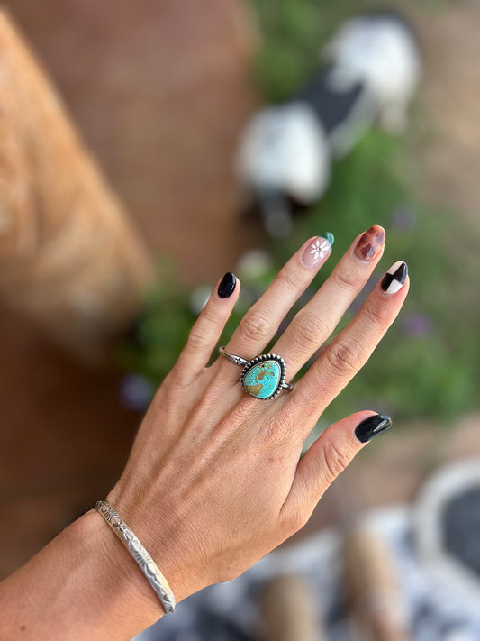 Crimson Adjustable Ring