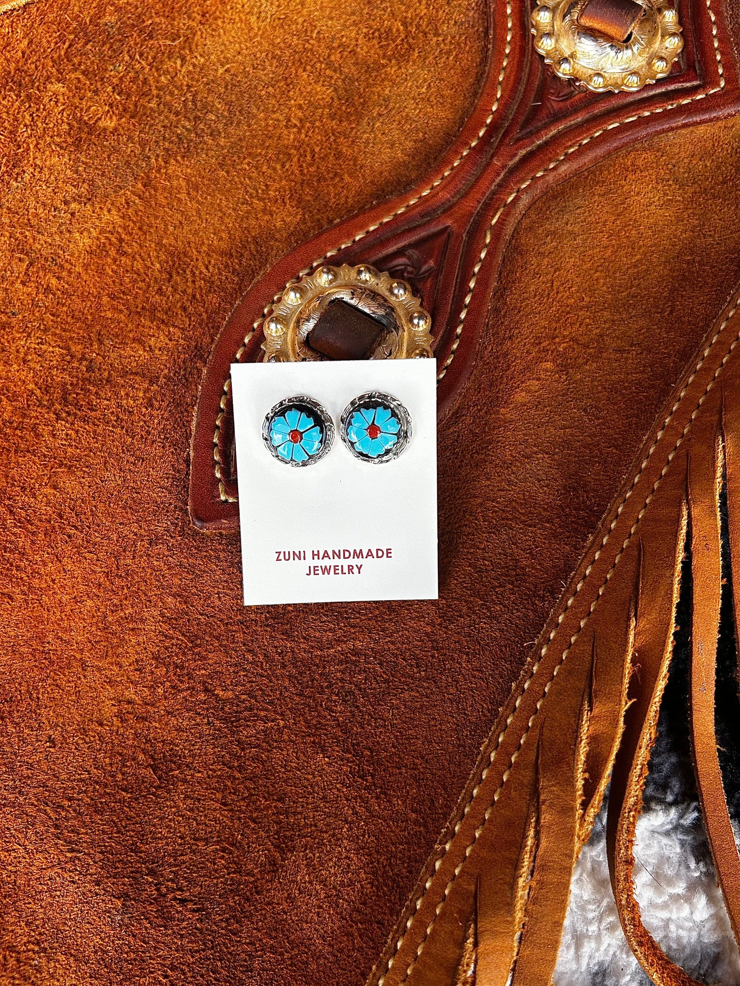 Zuni Floral Studs