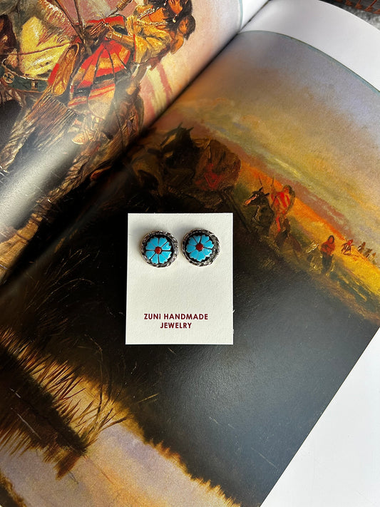 Zuni Floral Studs