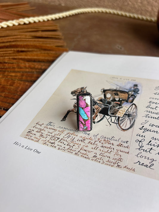 Sweet Swirl Adjustable Ring