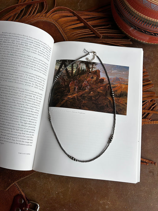 Your Mama's Pearl Necklace 3-6mm 24"