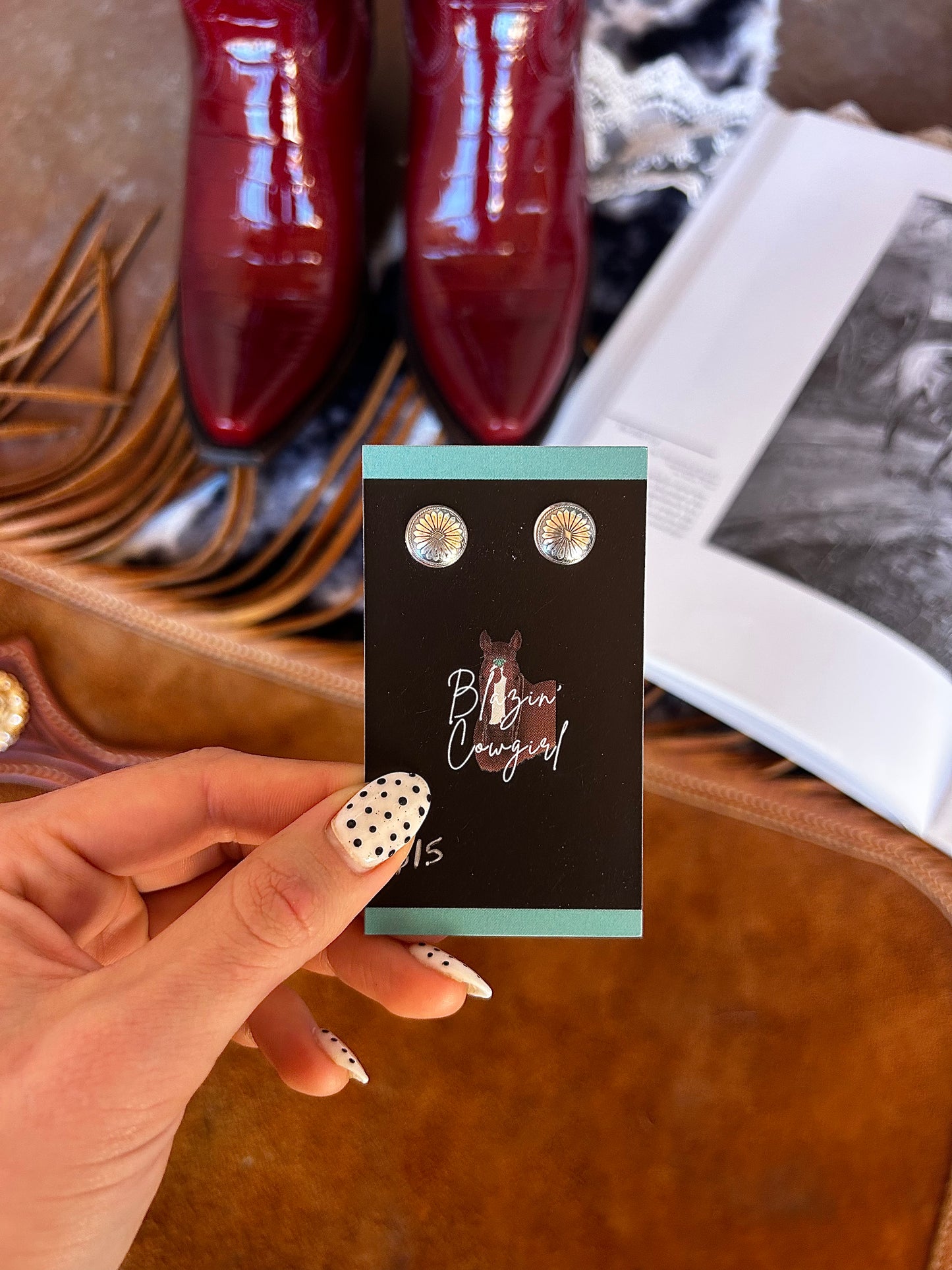 Sterling Silver Conch Stud