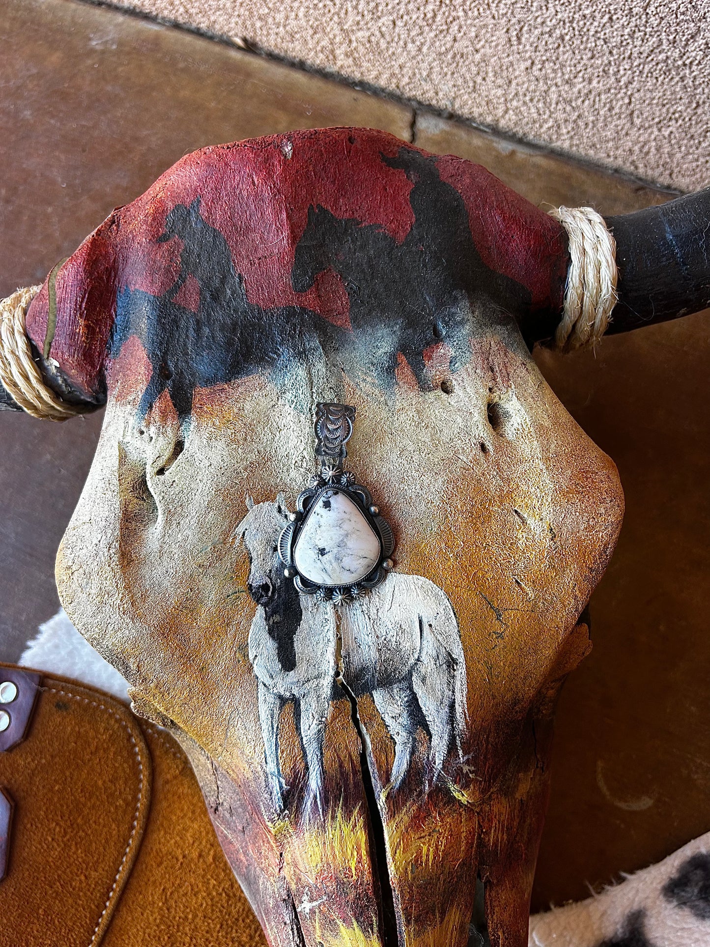 White Buffalo Pendant