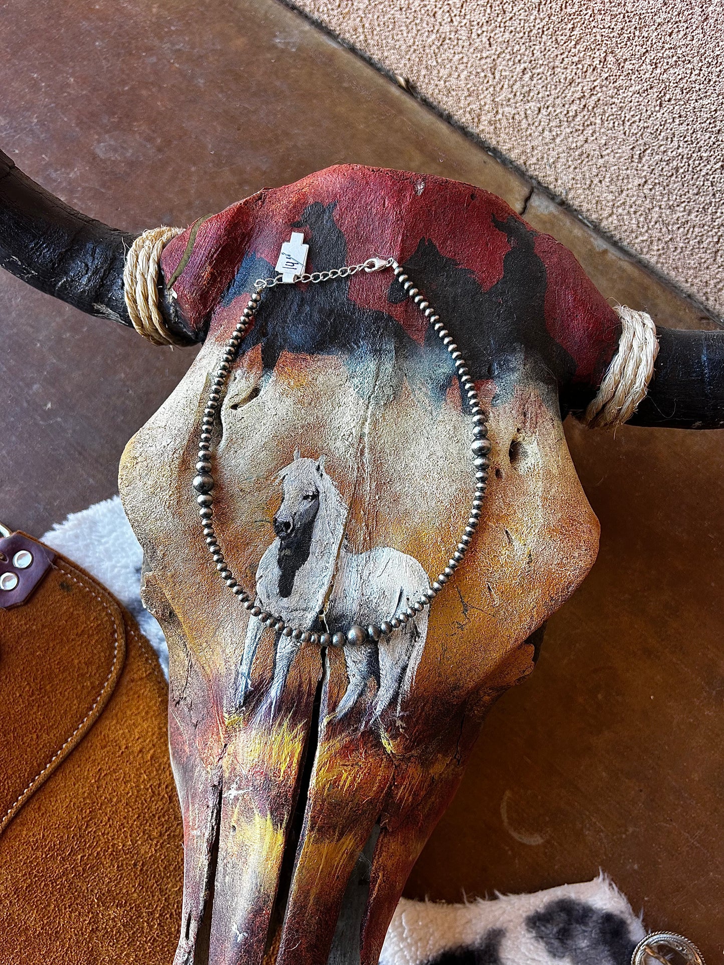 Your Mama's Pearl Necklace 3-6mm 14"