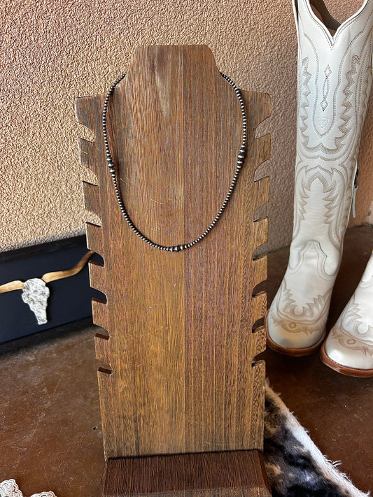 Your Mama's Pearl Necklace 3-6mm 16"