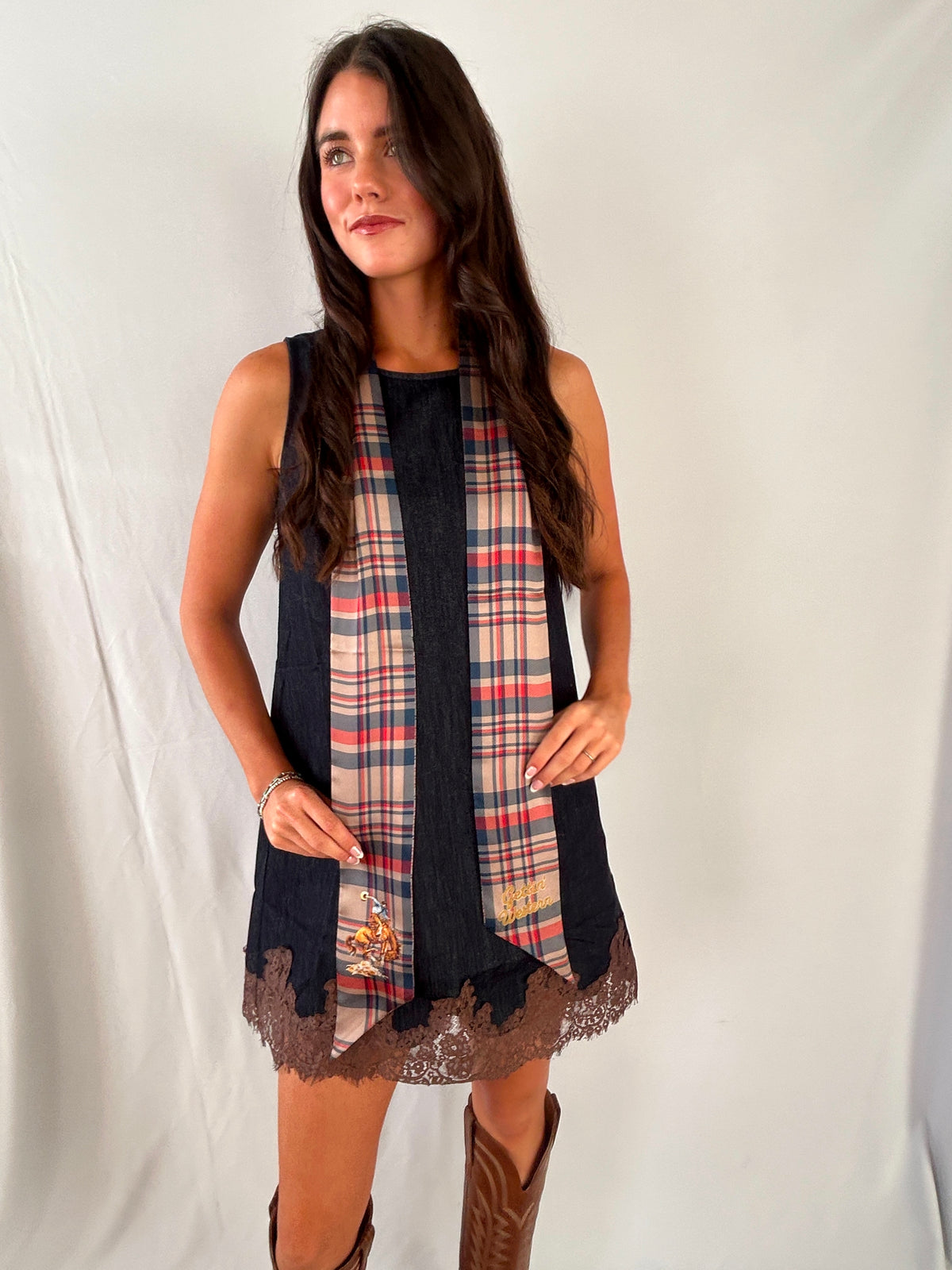 Gettin' Western - Red Plaid