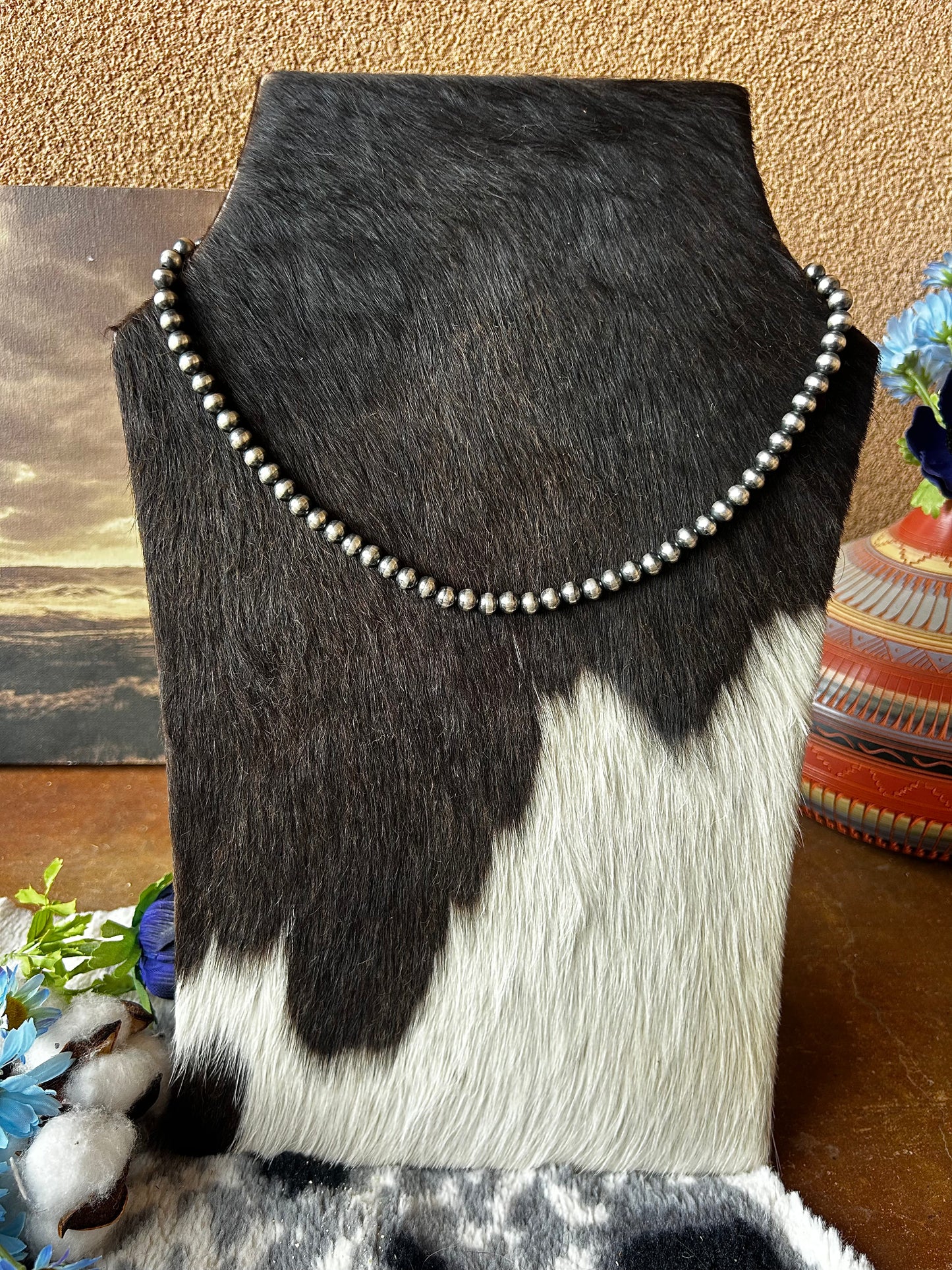 Your Mama's Pearl Necklace 7mm 18"