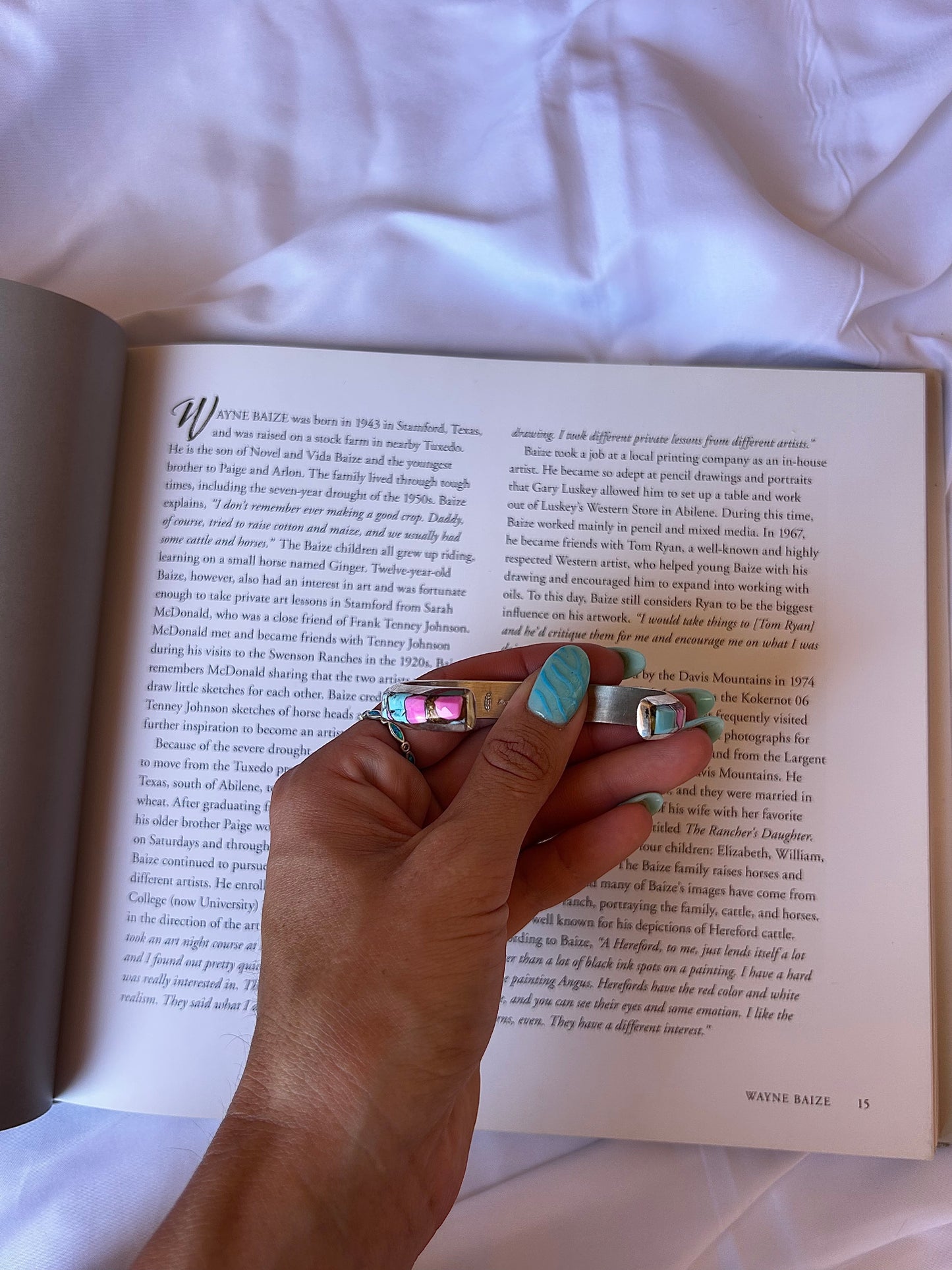 Sweet Swirl Stone Cuff
