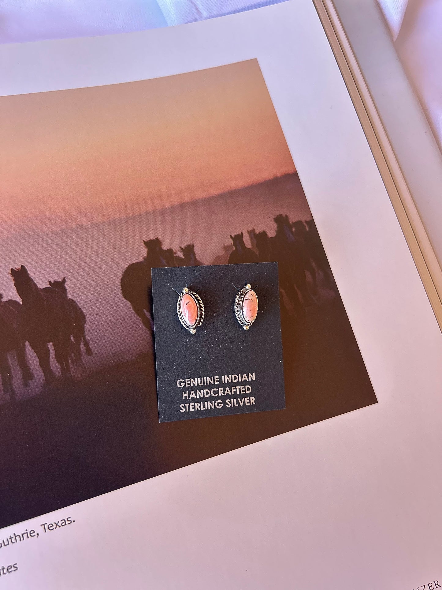 Pink Conch Studs