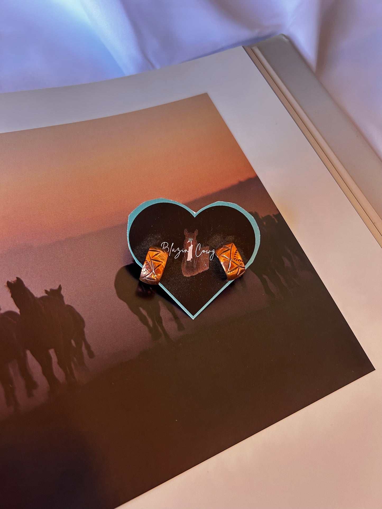 Copper Hoops