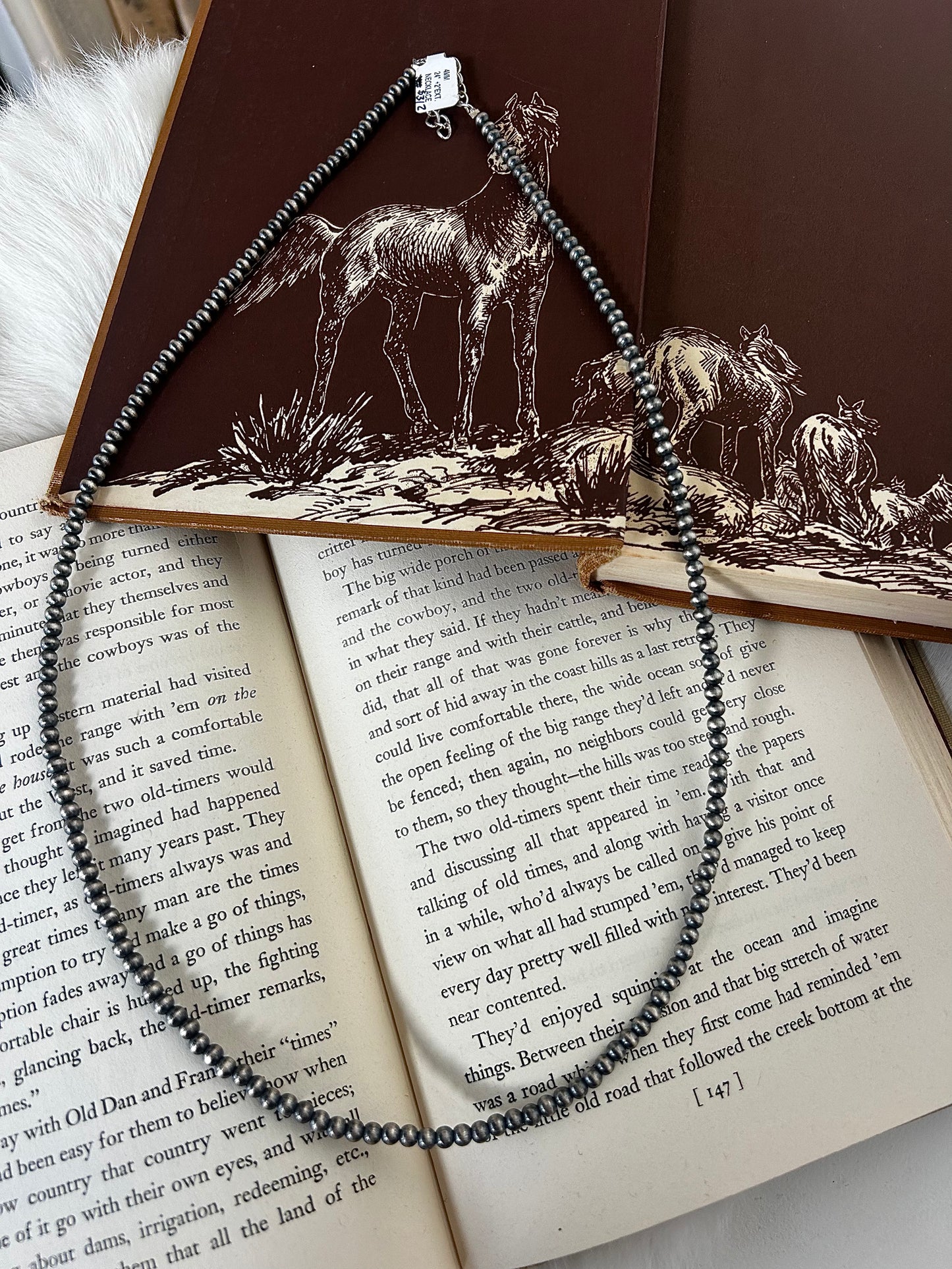 Your Mama's Pearl Necklace 4mm 24+2 Ext.