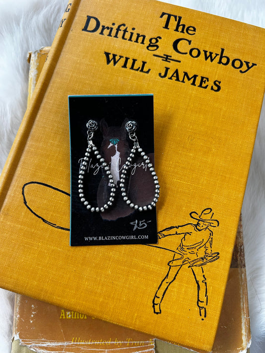 Your Mama's Flower Pearl Earrings