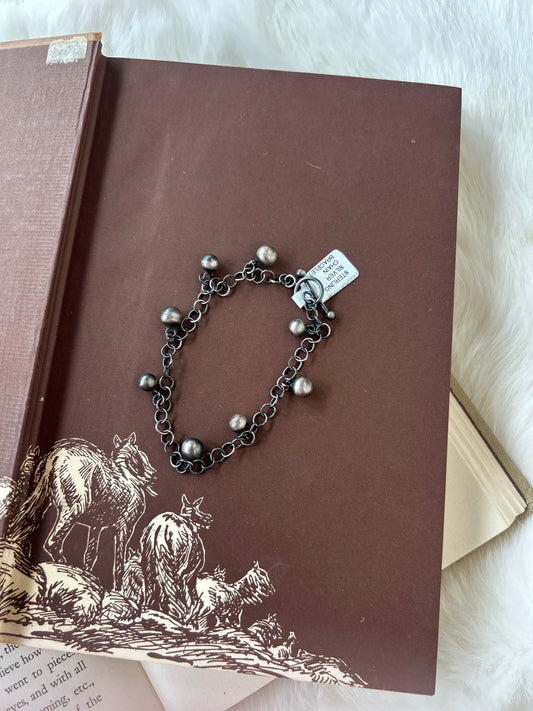 Sterling Silver Chain Bracelet 6 & 7mm