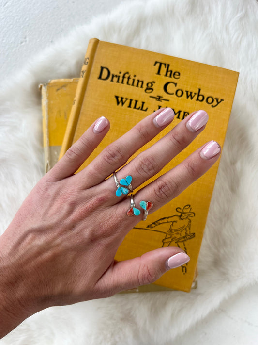 Heart Adjustable Ring - Various Colors