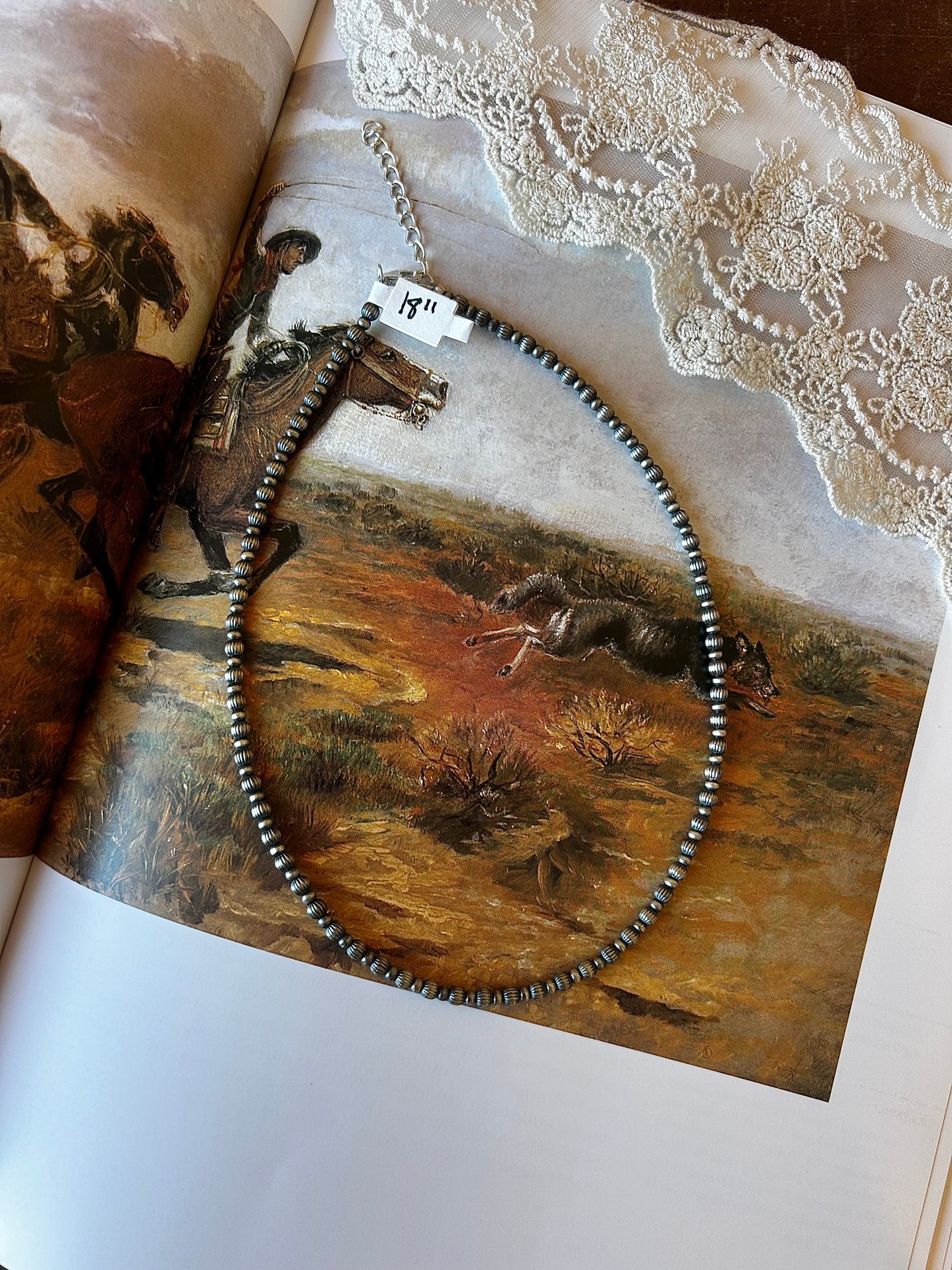 Your Mama's Pearl Graduated Necklace 18"