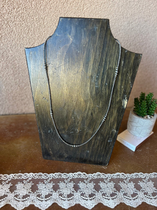 Your Mama's Pearl Necklace 3-6mm 30"