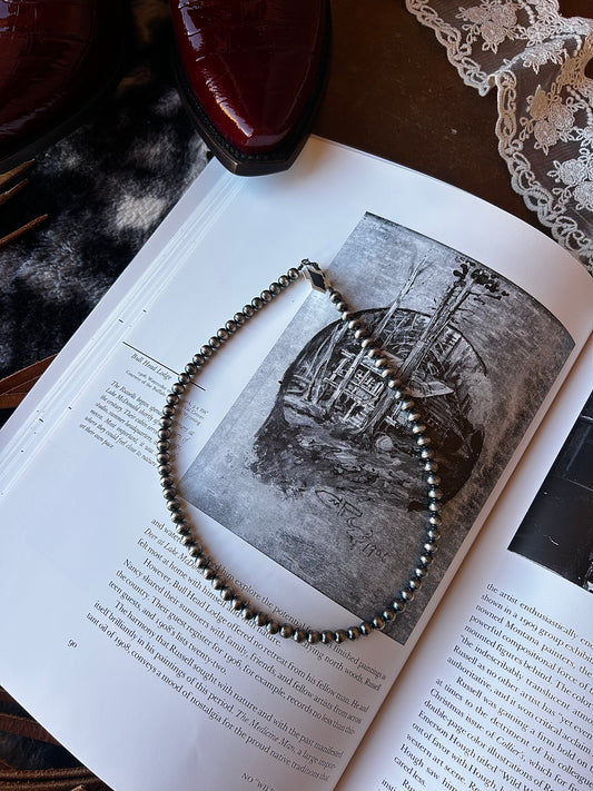 Your Mama's Pearl Necklace 6mm 18"