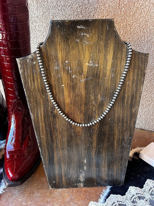 Your Mama's Pearl Necklace 6mm 24"