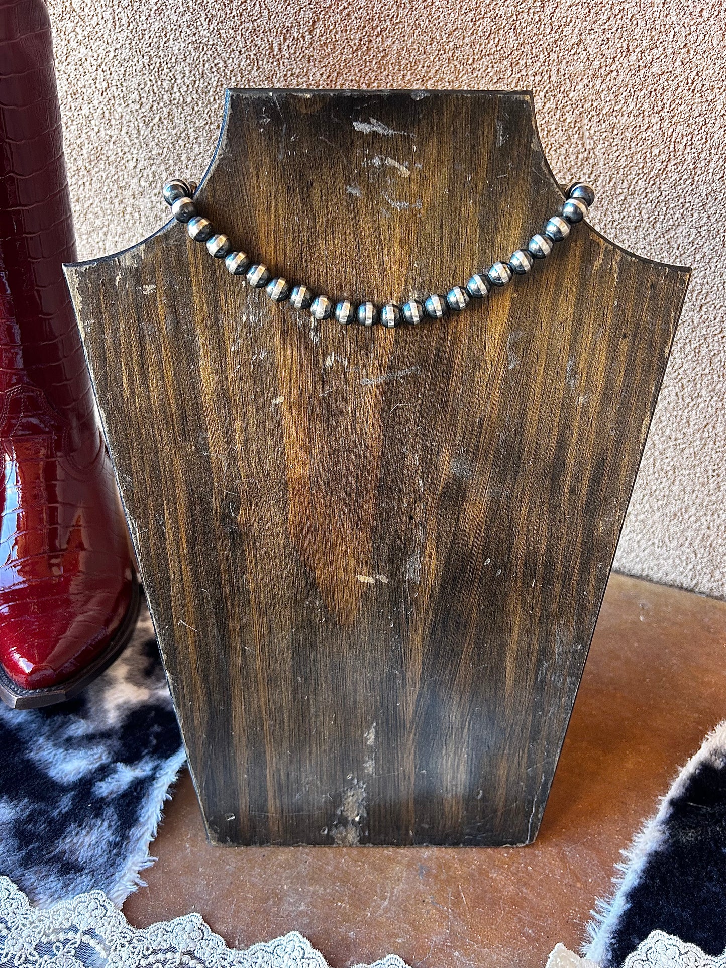 Your Mama's Pearl Necklace 10mm 16"