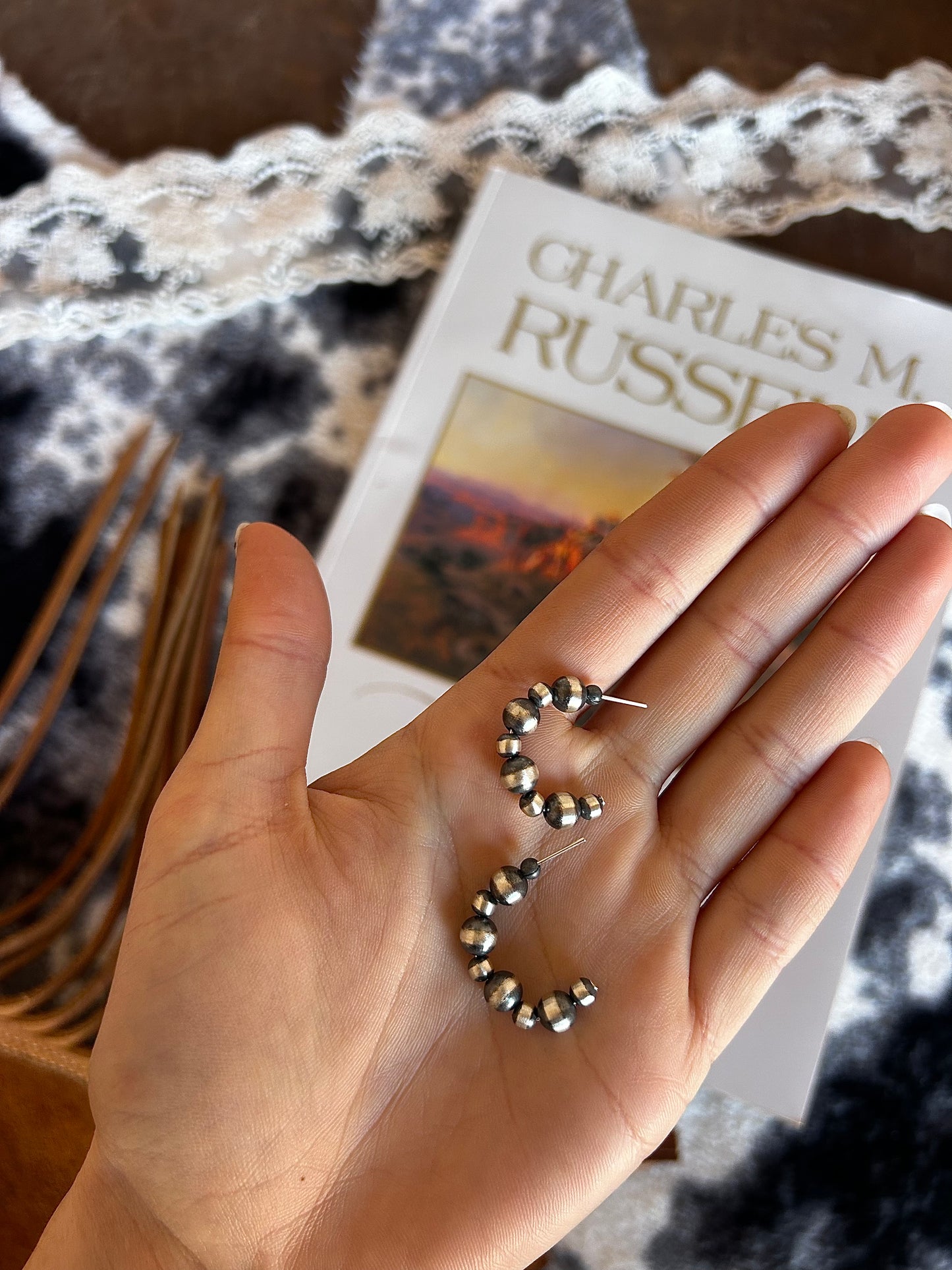 Your Mama's Pearl Hoops